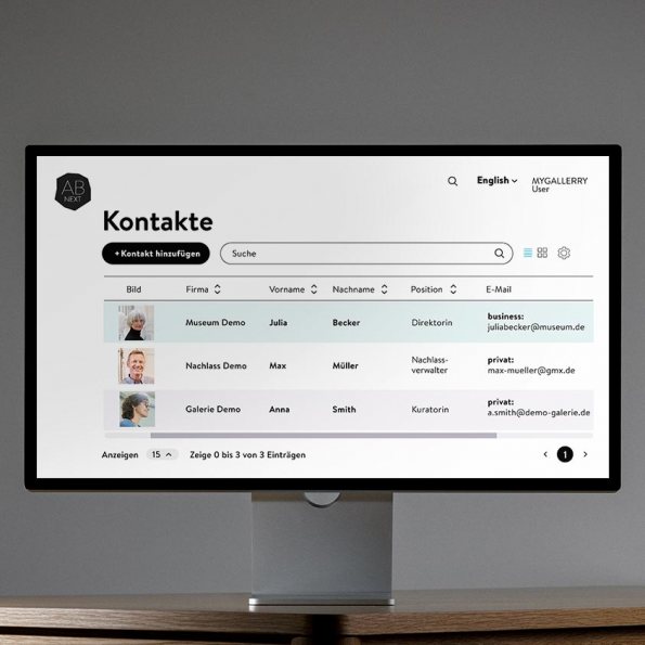 ARTBUTLER NEXT Kontakte Modul