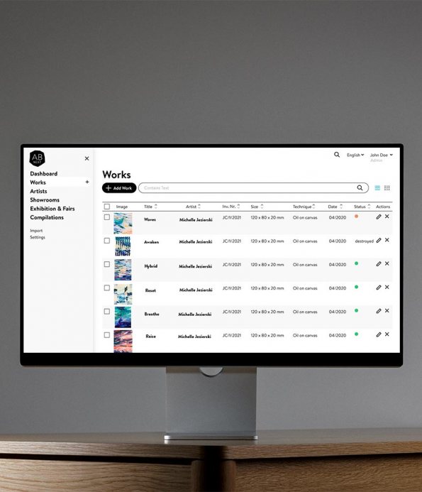 ARTBUTLER PRO – digitale Kunstverwaltung lokale Lösung