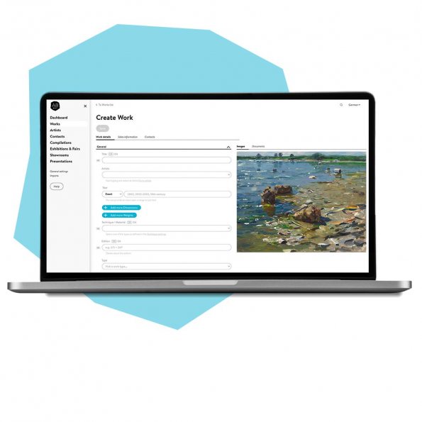 ARTBUTLER Software für Kunstverwaltung